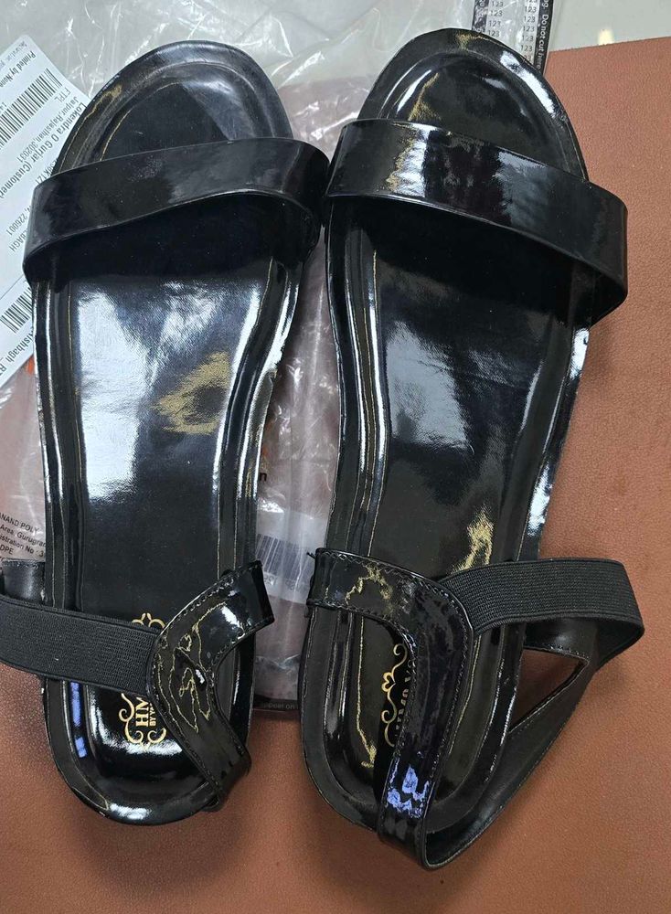 Black Sandal EURO 40