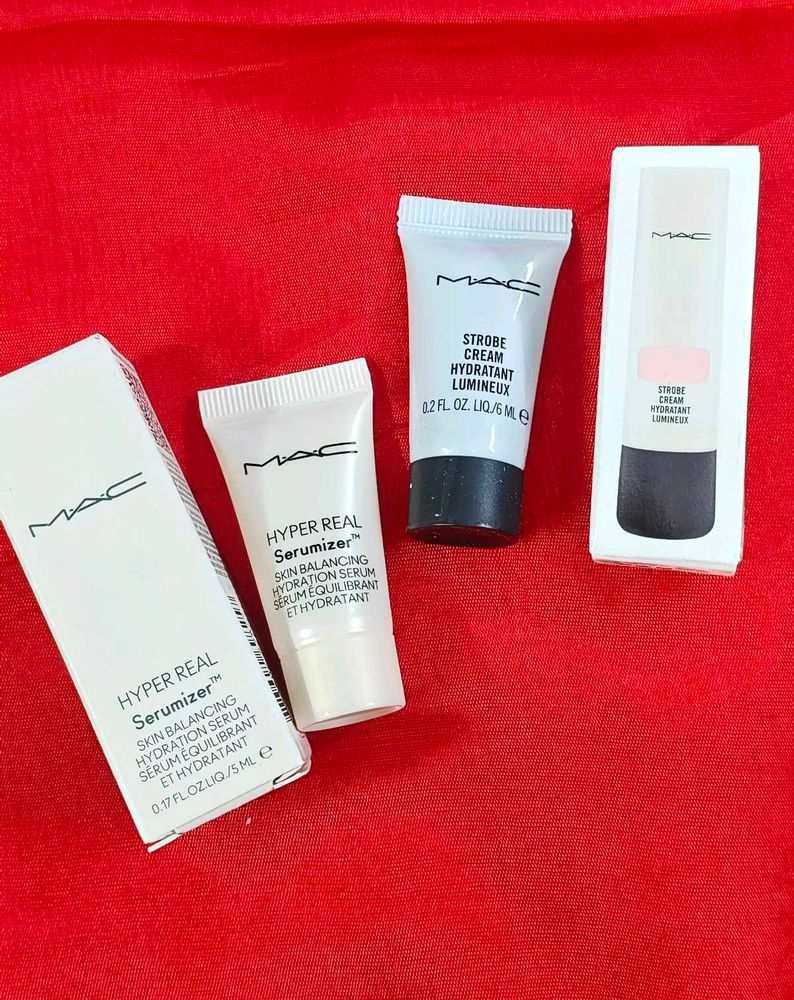 Mac Strobe Cream And Hyper Real Serumizing
