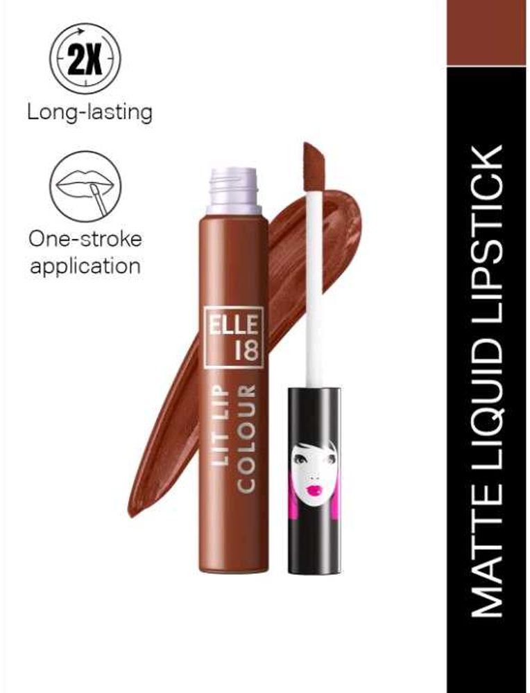 ELLE 18 Nutty Latte Liquid Lipstick