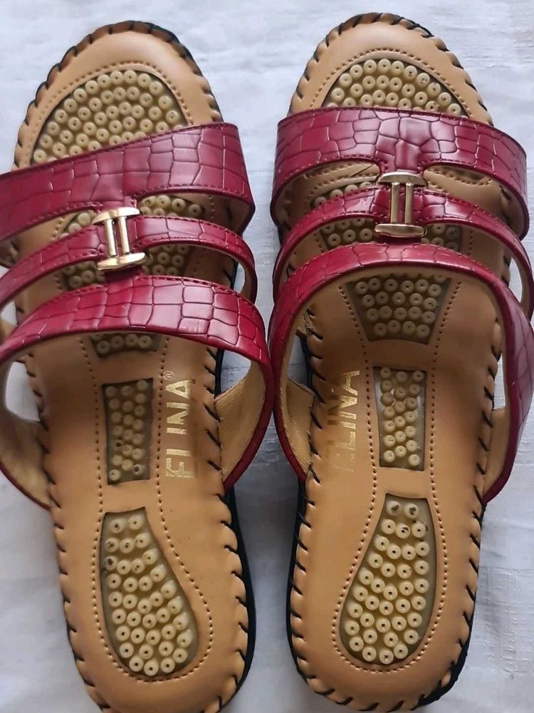 Stylish Red Flats
