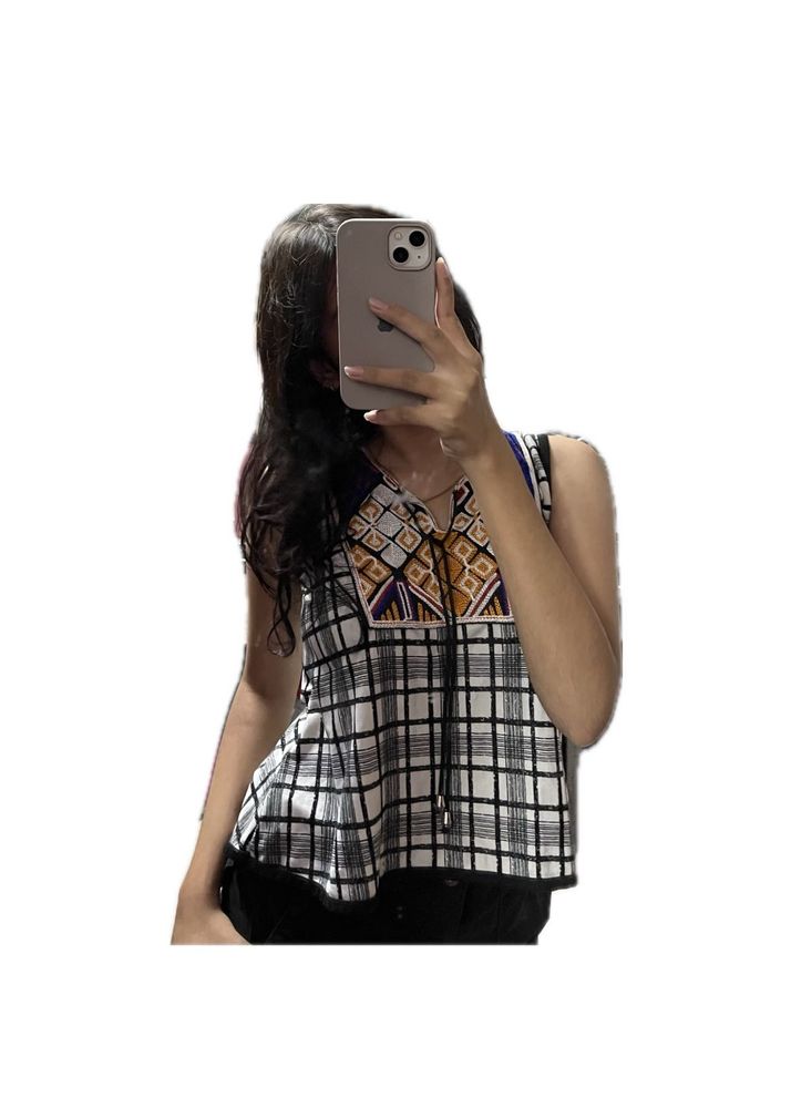 Desi Peplum Style Crop Top