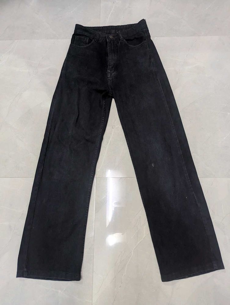 Black Tinted High Waisted Jeans