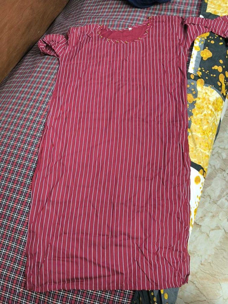Striped Casual kurti