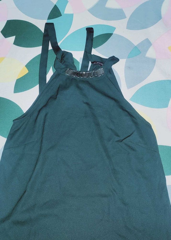 Dark Green Colour Top