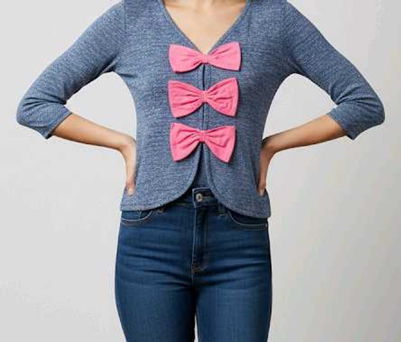 Cute Girls&#39; Top with Bows😻