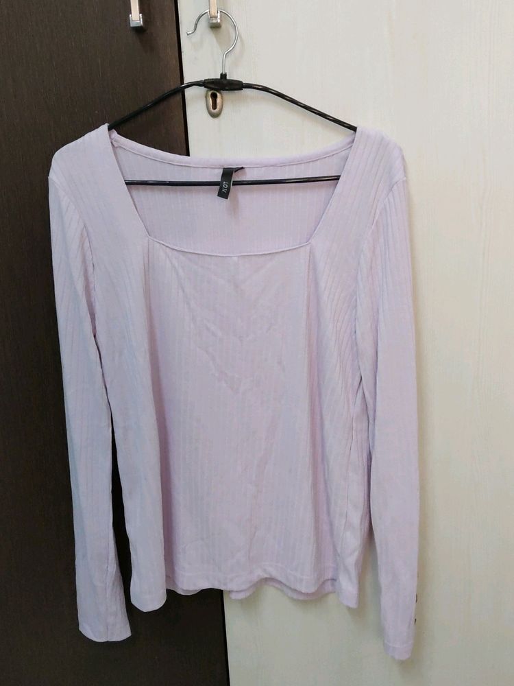 💢SALE💢 L.O.V Lavender Ribbed Top (Size M)