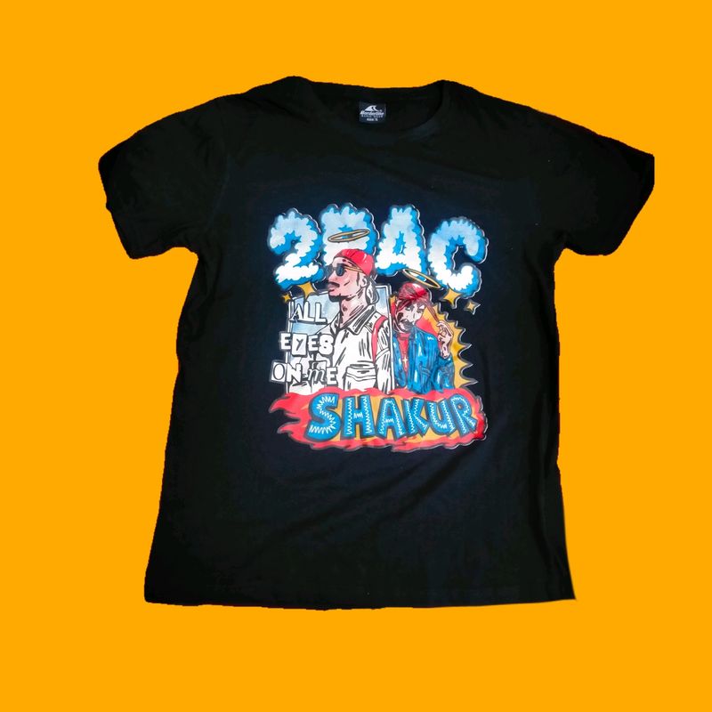 Combo Of Graphic Tee And Punk Earring