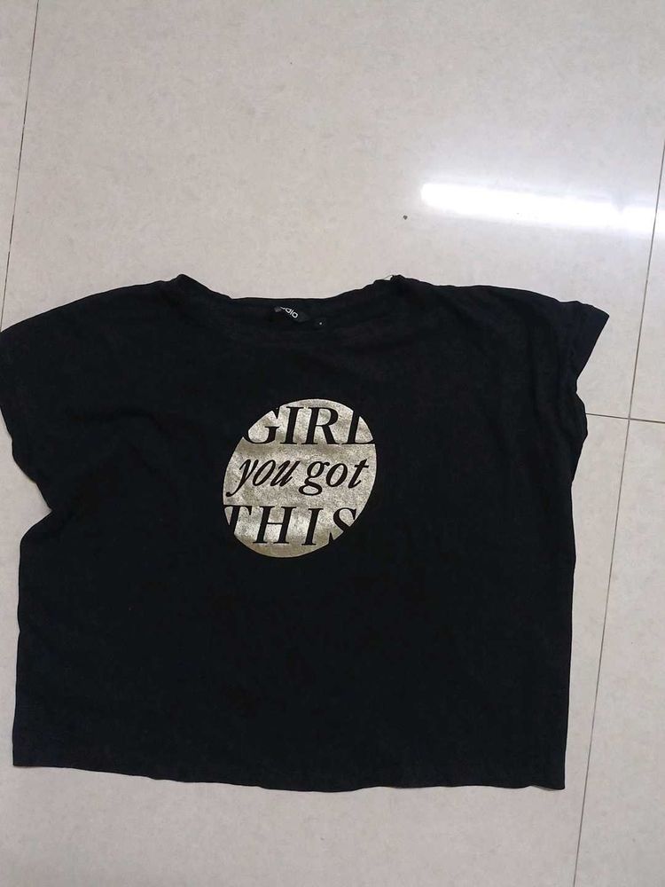 Black Graphic Tee