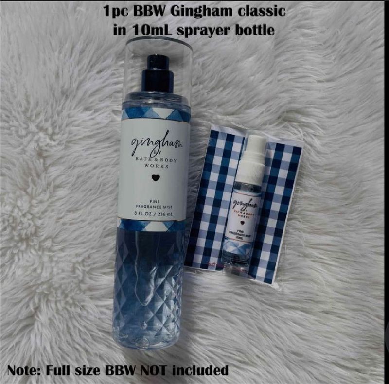 BBW Gingham Mist 10ml sample