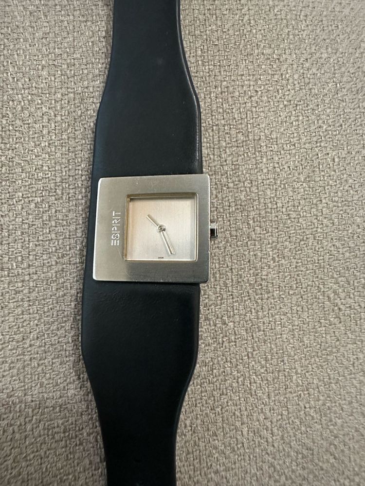 Esprit Black Leather Watch