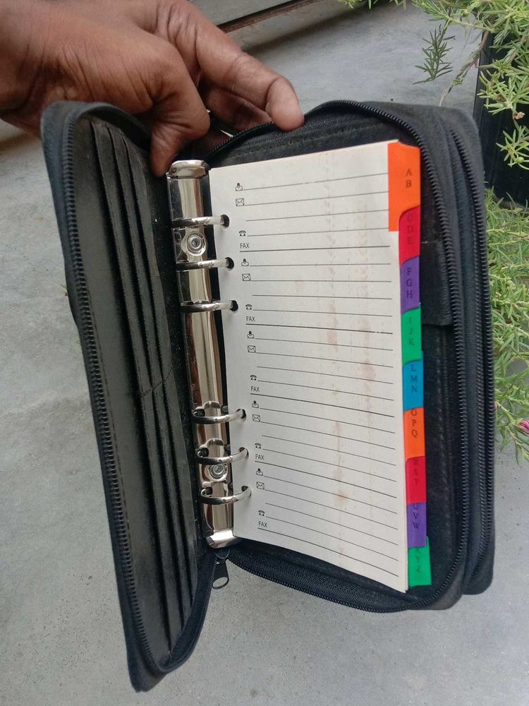 👜 Black Zipper Leather Pouch with Speaker Vent