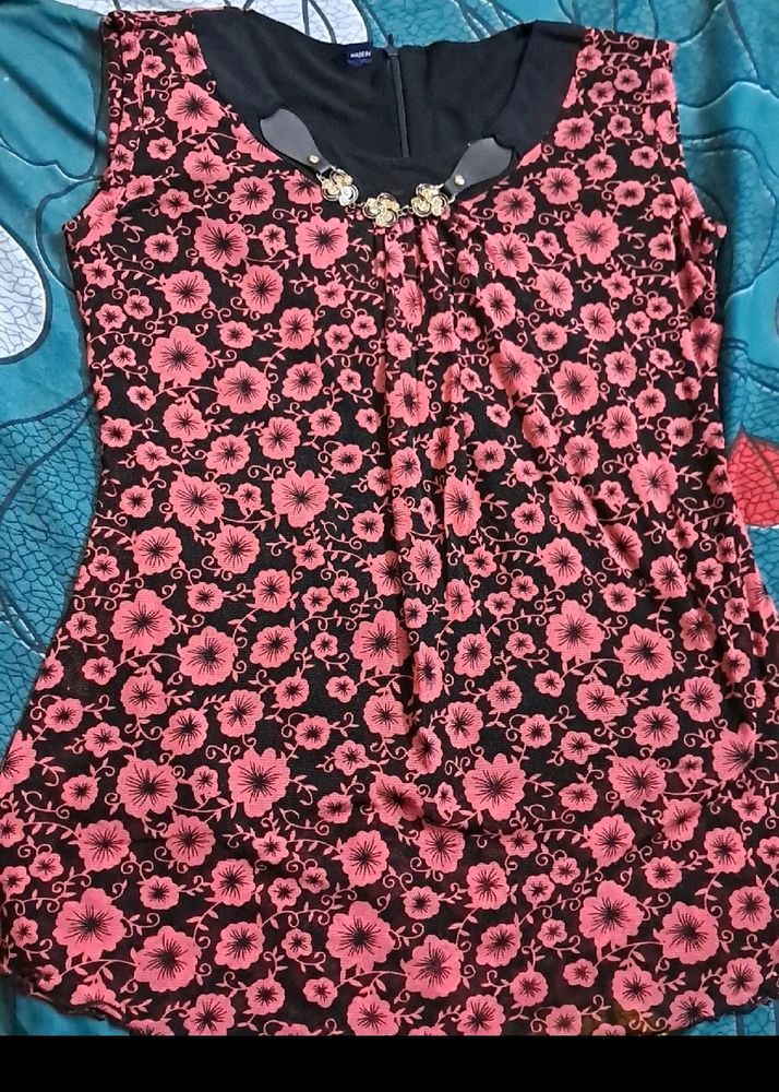 Pink &amp; Black Top