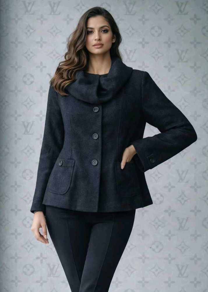 🇳🇿💫🎀Elegant Wool Blend Coat