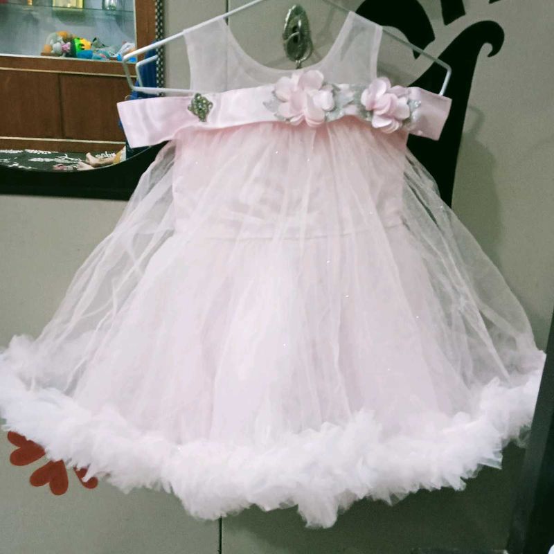 pink dress 👗 for baby girl