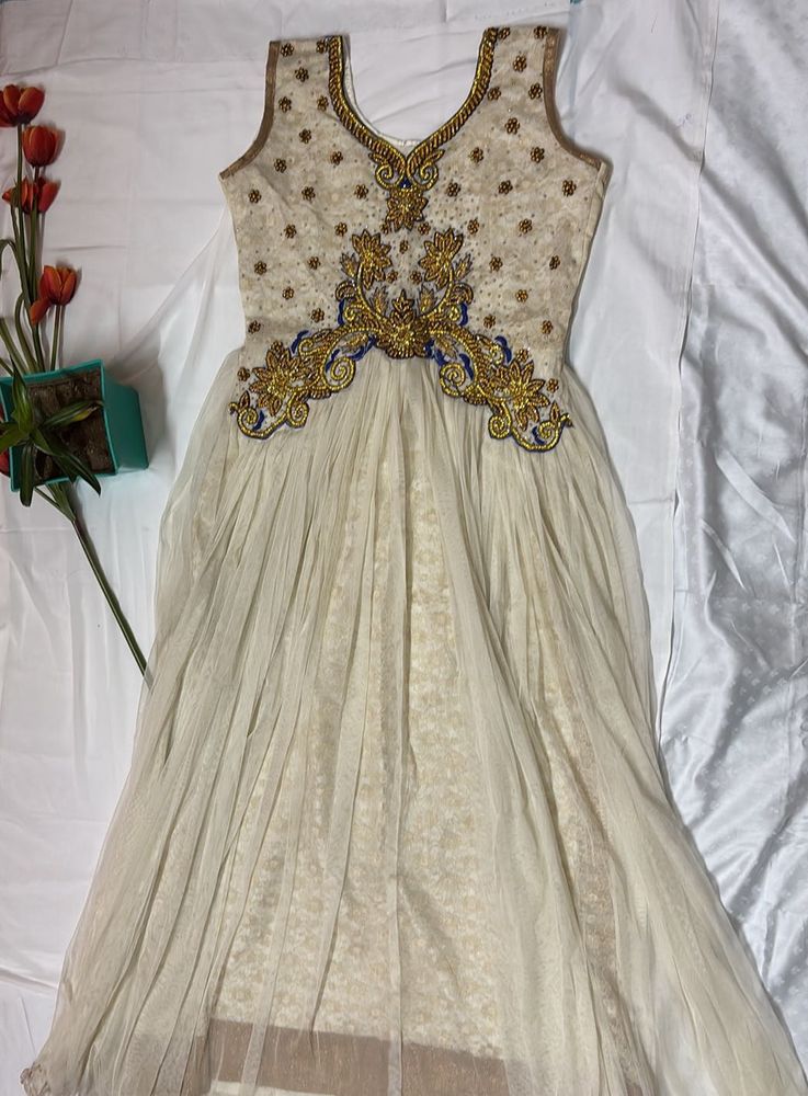 Embroidered Party Wear Gown