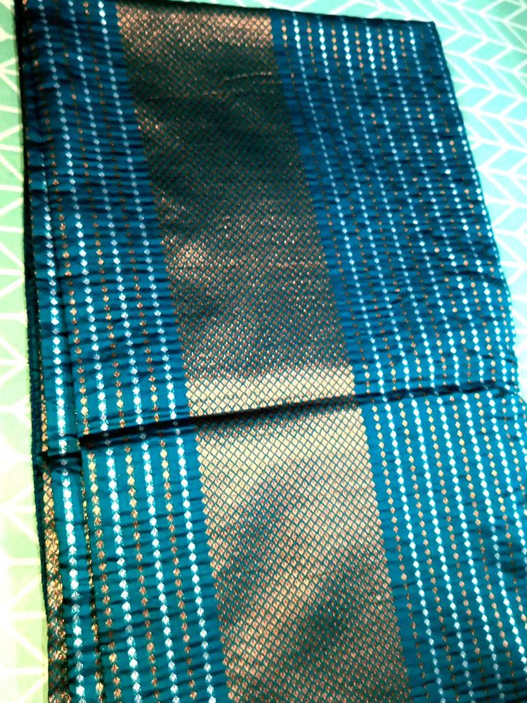 Dark Green Saree