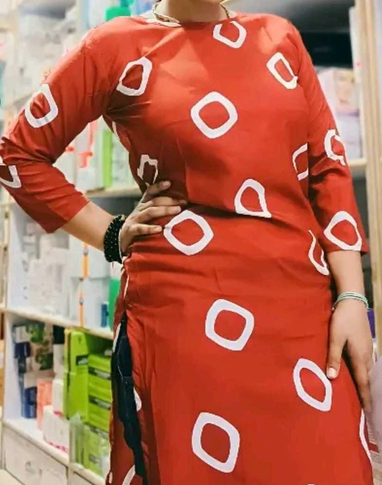 Maroon Kurta