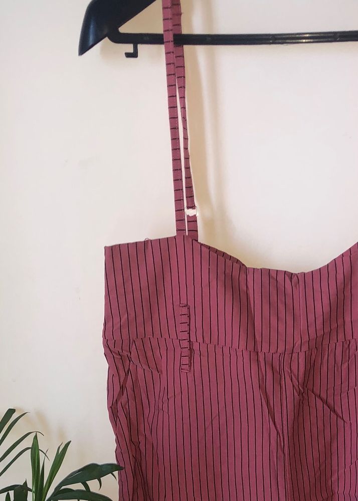suspender jumpsuit