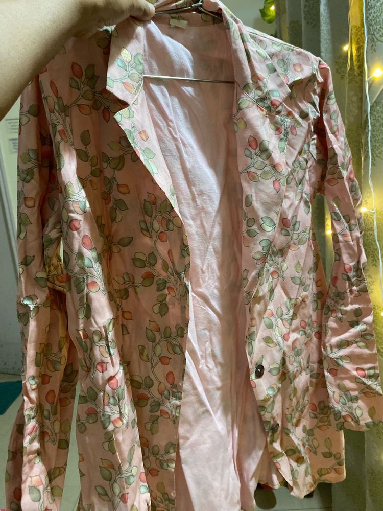 Floral Print Casual Jacket