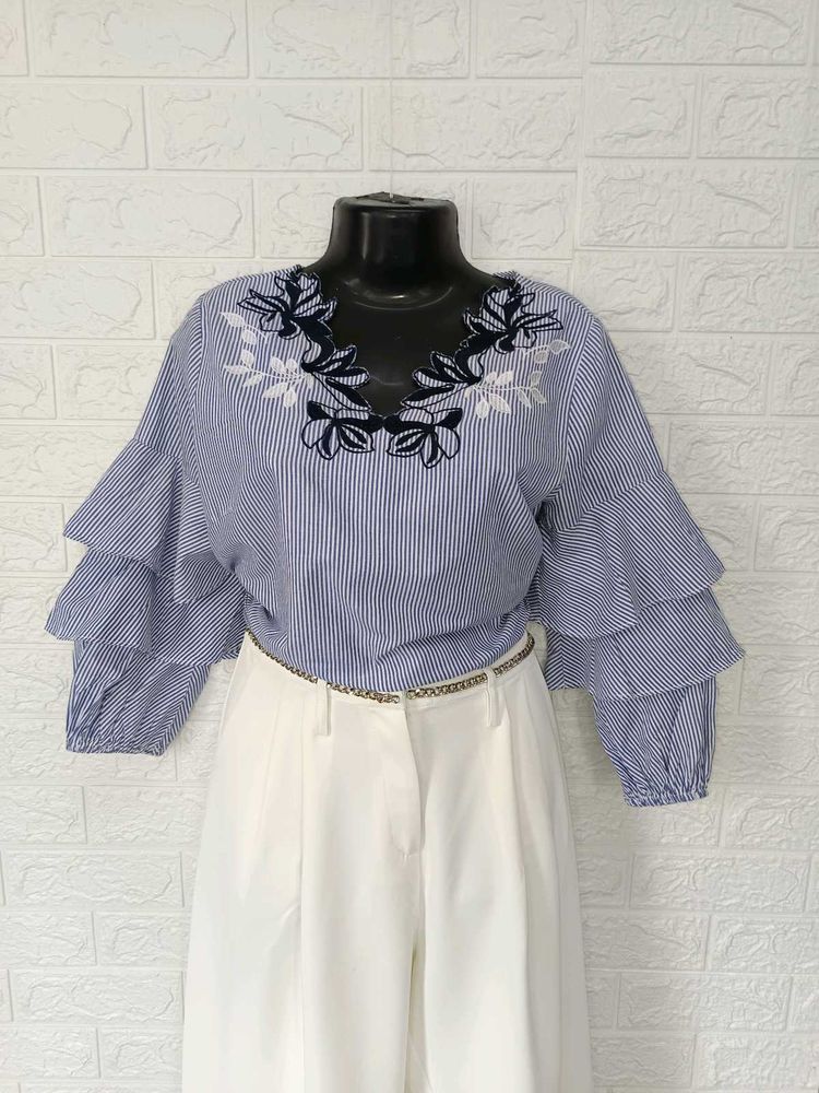 Imported Embroidered Top