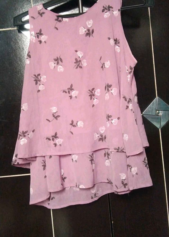 Floral Sleeveless Top