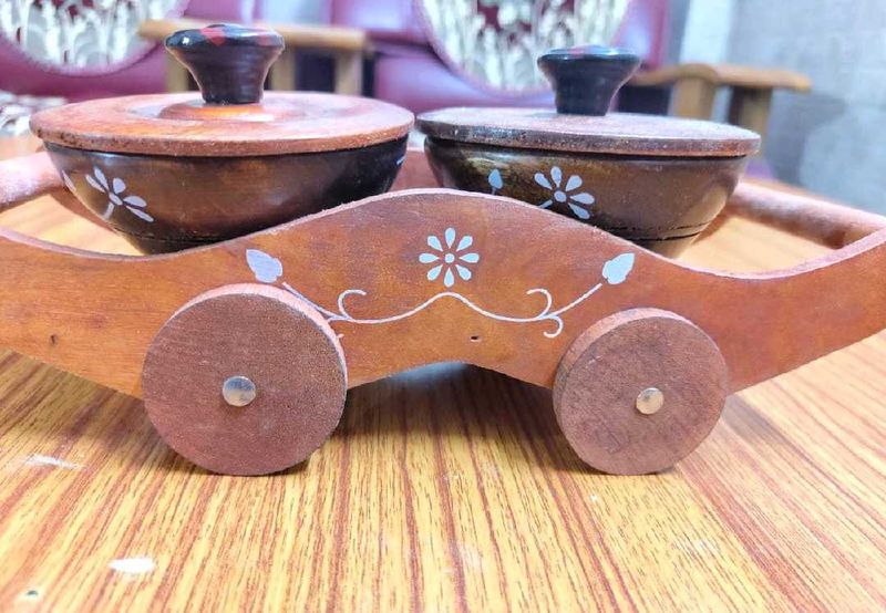 New Unused Wooden Vintage Carriage