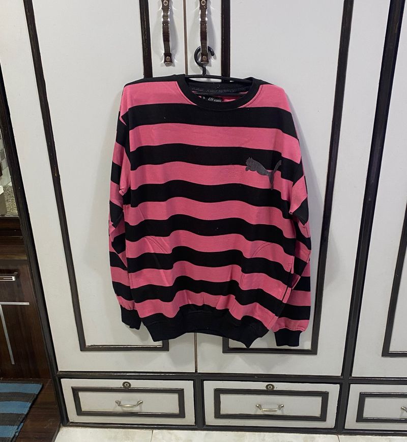 Pink Zebra Top Sweatshirt