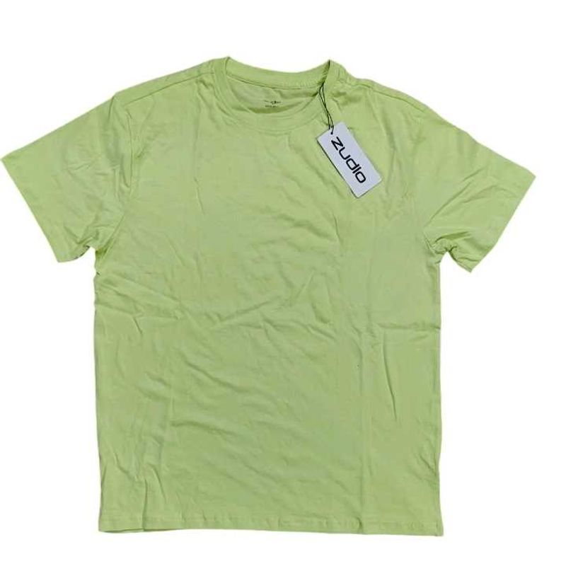 Zudio Green Crew Neck T-Shirt