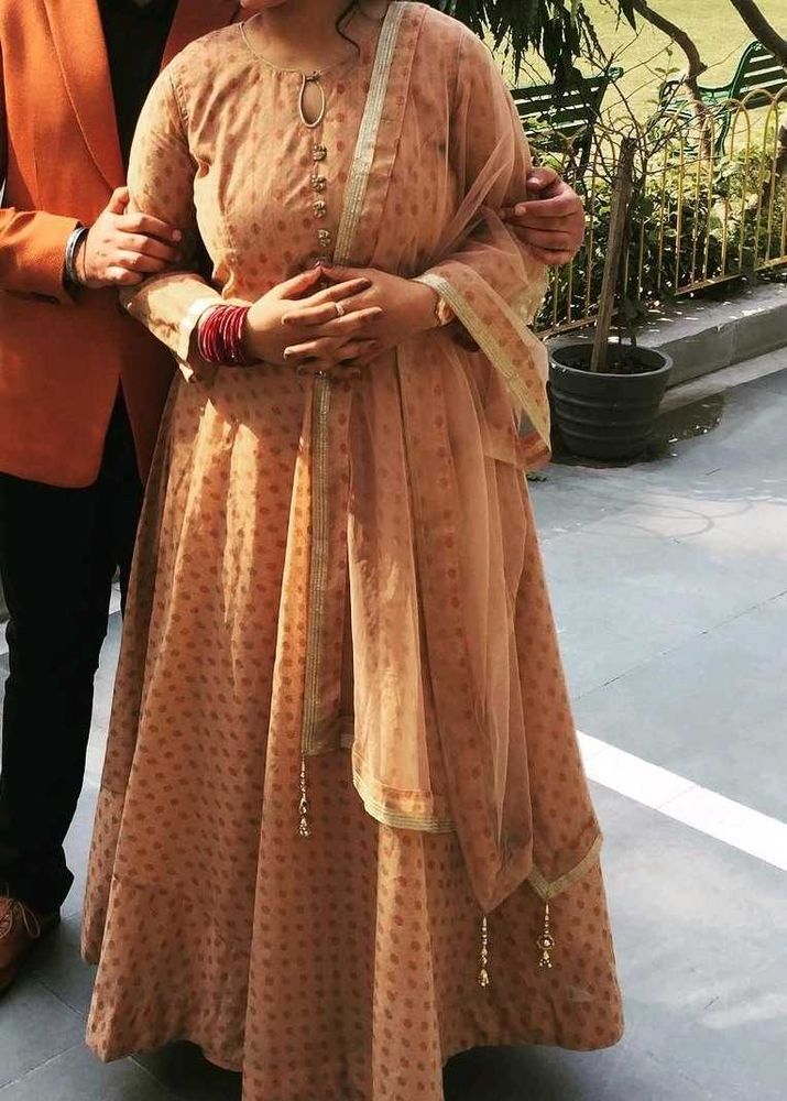 Sober One Piece With Huge Flair (Without Dupatta)