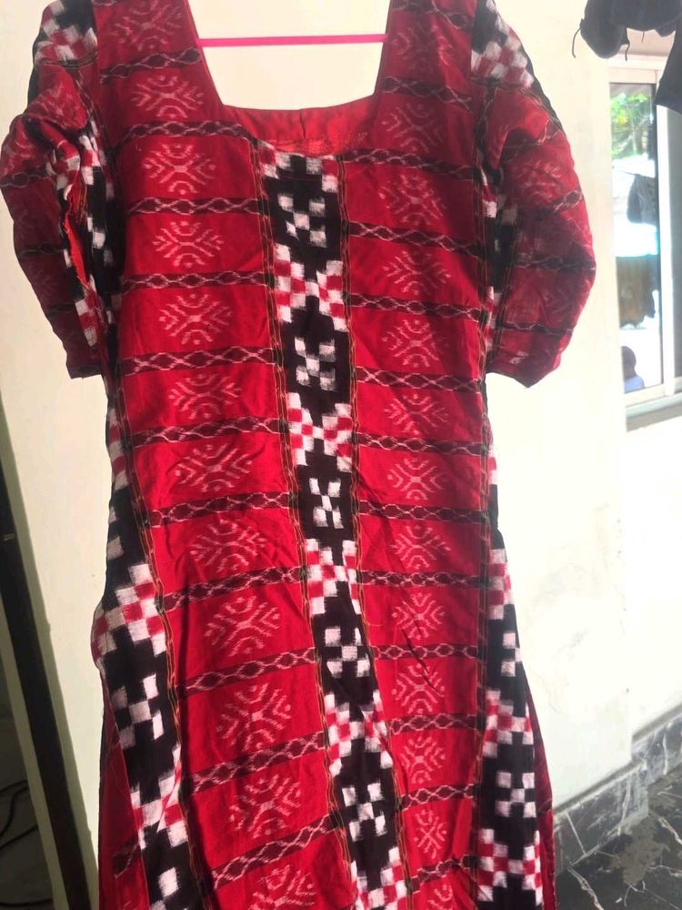 Red Ethnic Kurta