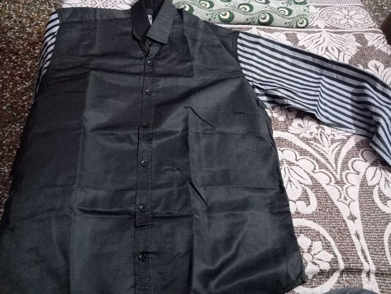 Fully New Branded Black Shirt Full Sleeve