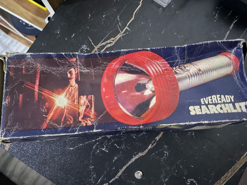 Brand New Vintage Eveready Searchlite Torch (2001)