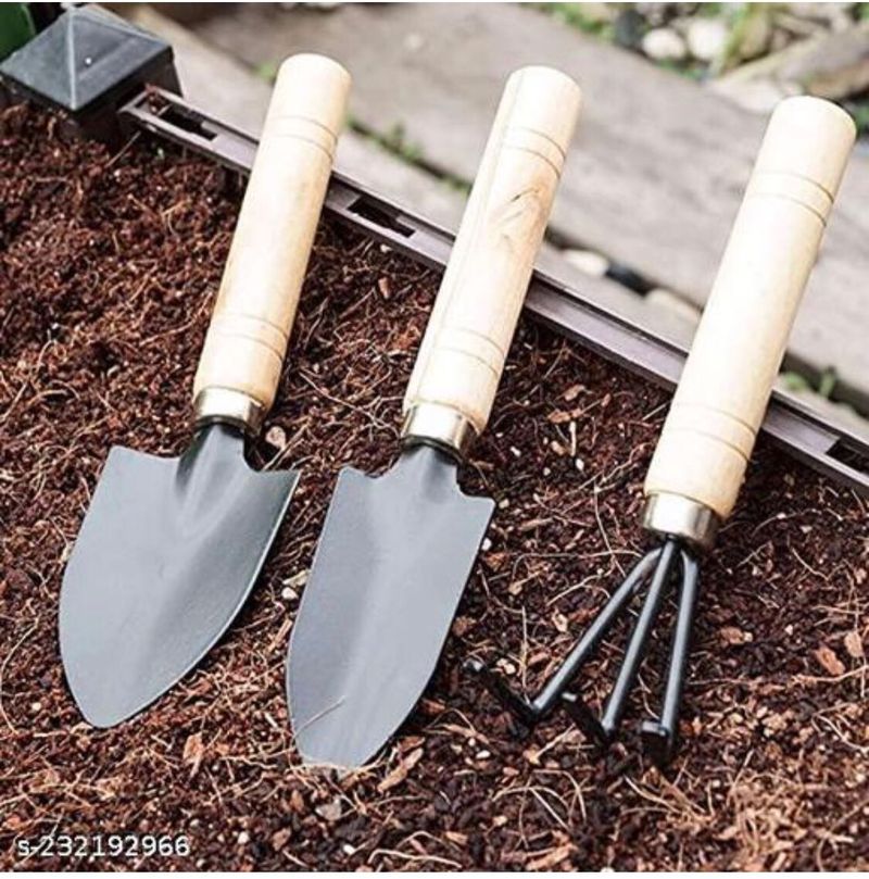 3 Pcs Home  Gardening Hand Tool Kit