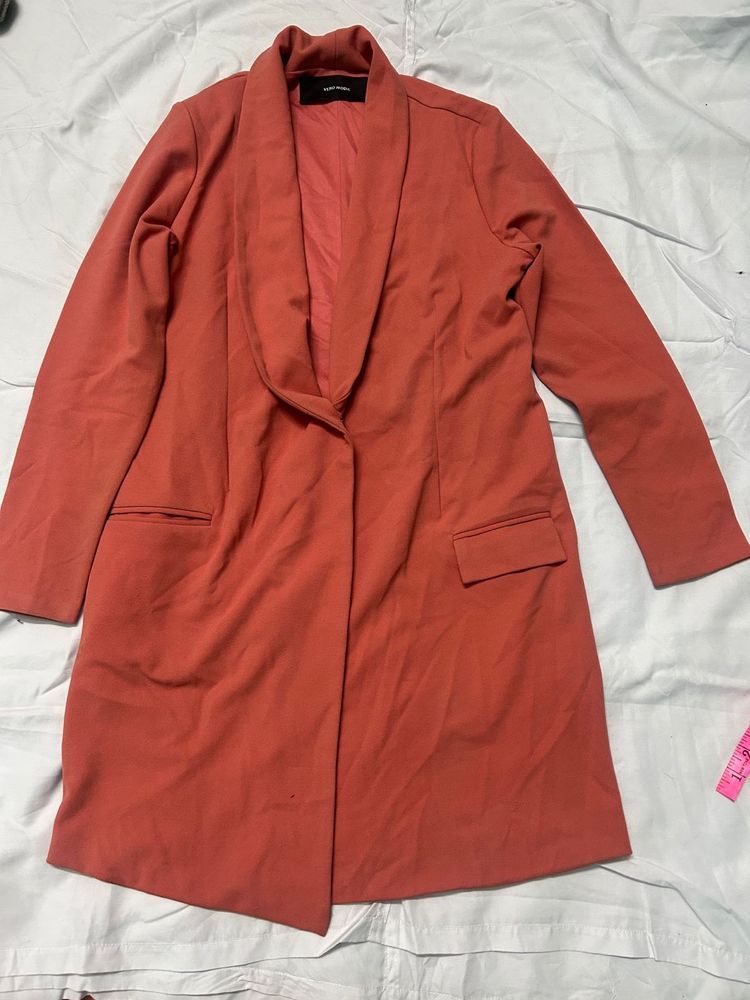 Coral Trench Coat - Stylish &amp; Chic
