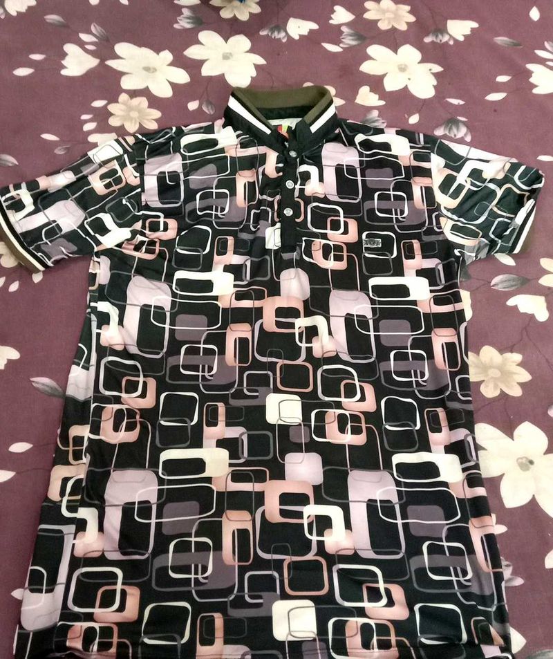 Abstract Print Shirt
