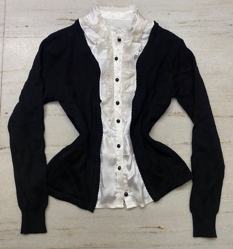 Vintage Ruffled Top