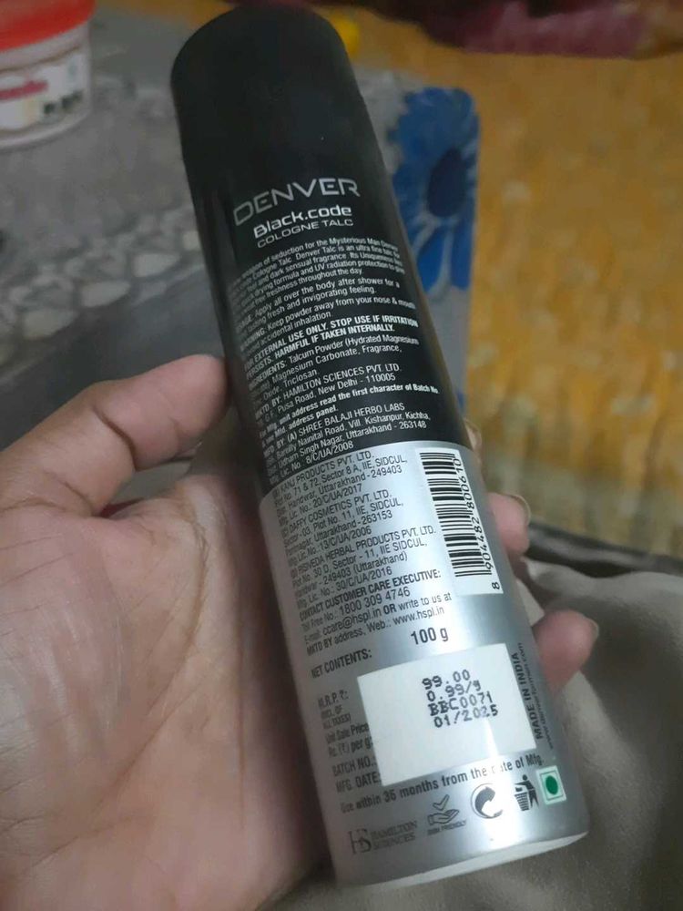 Denver Black Code Deodorant