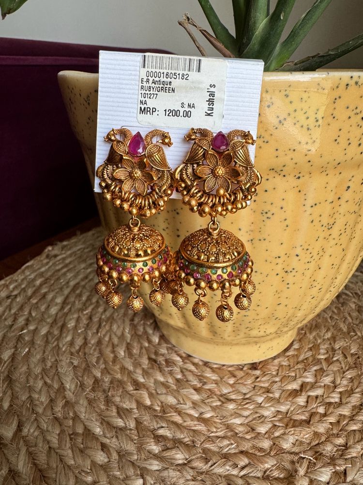 Temple Jhumkas