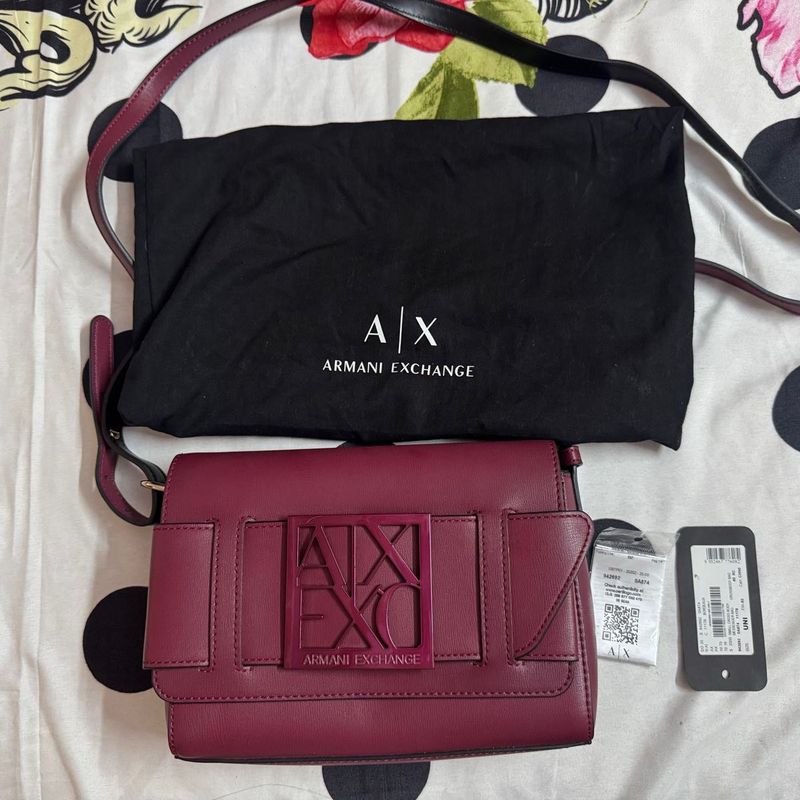 New Armani Exchange Crossbody ( Check Flaw)