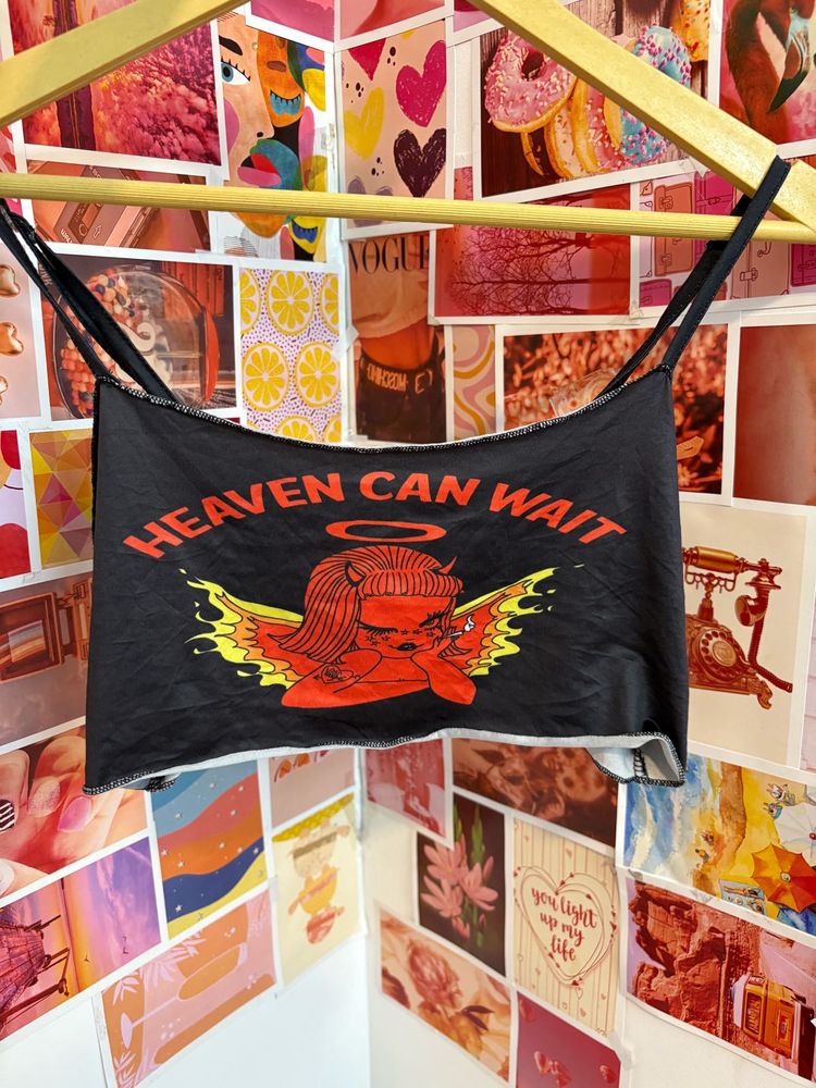 Devil Angel Cropped Top