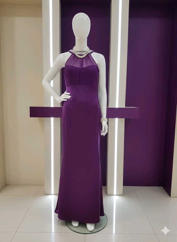 Elegant Purple Gown