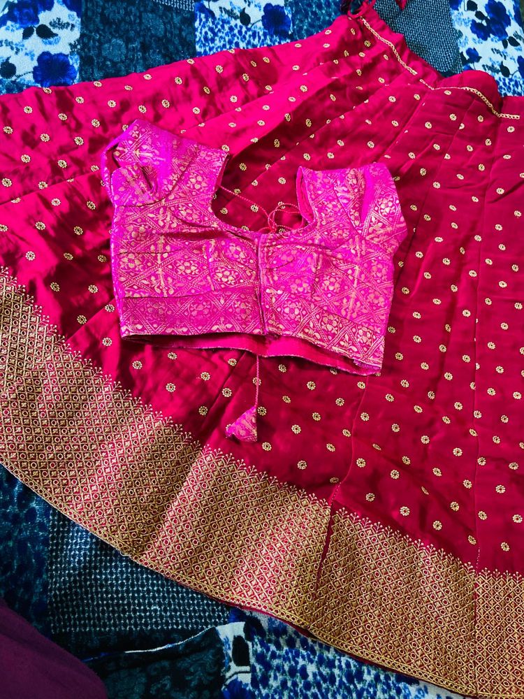 Lehnga, Blouse And Odhani