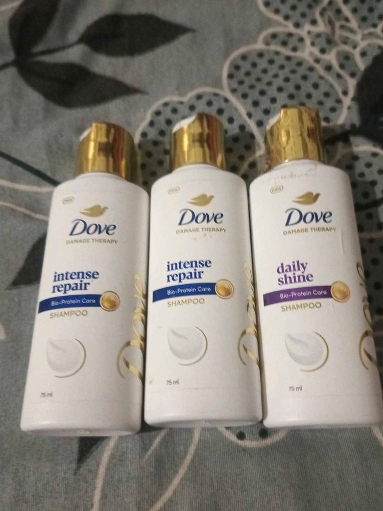 Dove Shampoo Set of 3