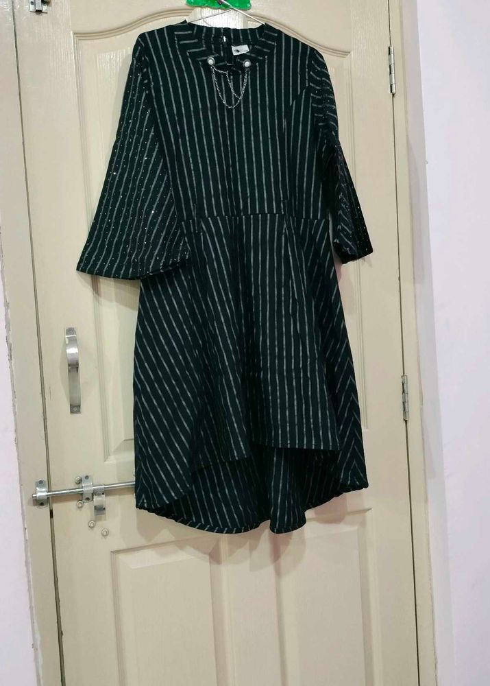 Striped Hi-Lo Dress XXL 👗