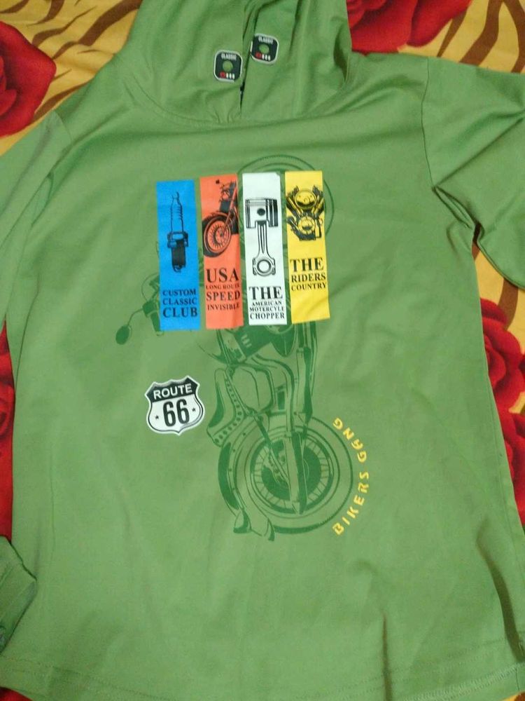 Bikers Gang Green Hoodie