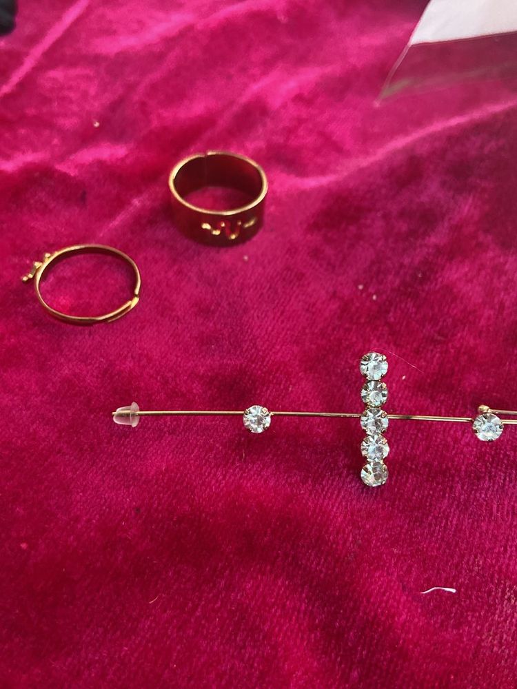 Combo Of Rings And Earrings