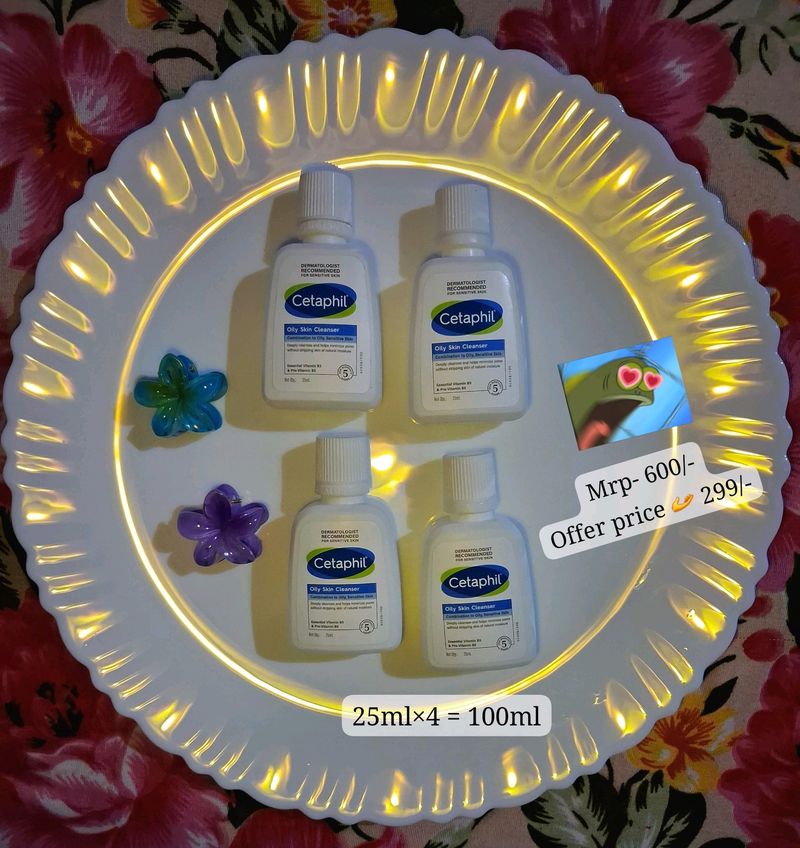 Cetaphil Oily Skin Cleanser 100ml 💙🔵