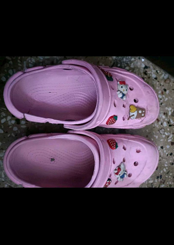 Beautiful Pink Clogs For Women In 39 Number