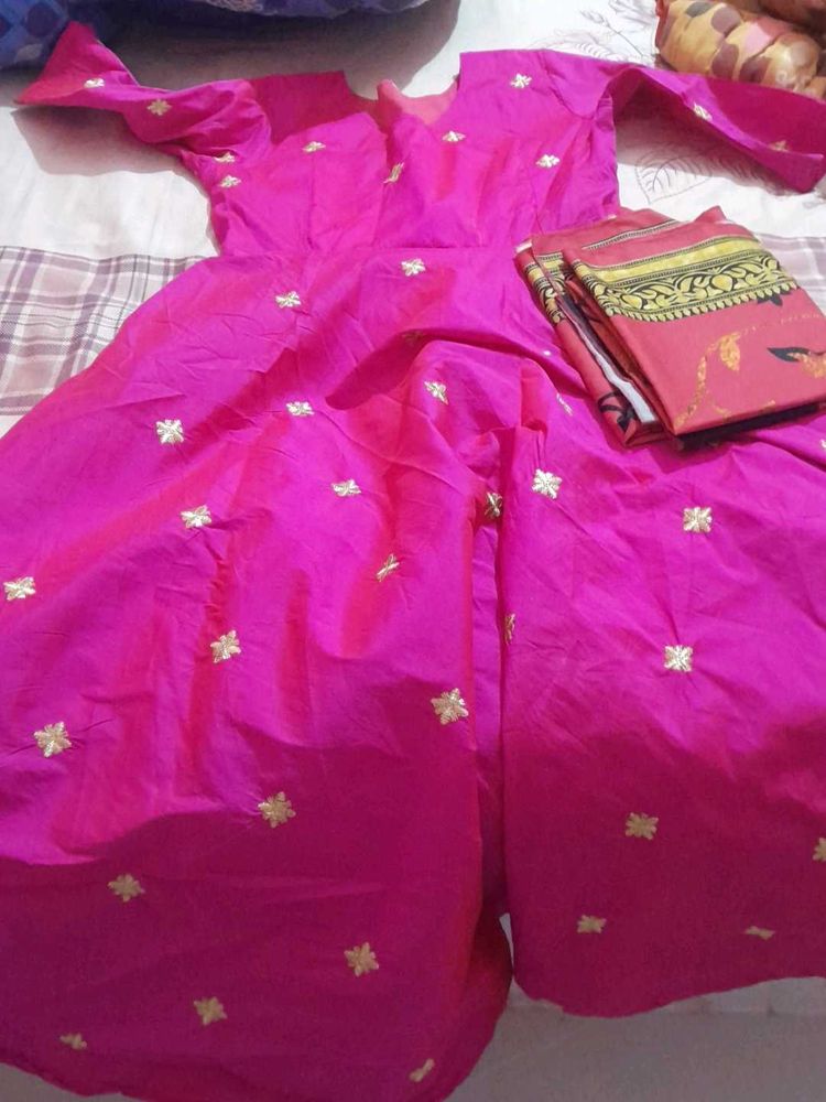 Floor Touch Kurta And Duppata