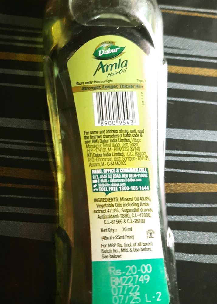 Get 6 DABAR AMLA HAIR OIL IN 100 RS + 1 MESWAK FREE